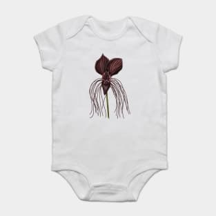 Bat Flower, Tacca chantrieri Baby Bodysuit
